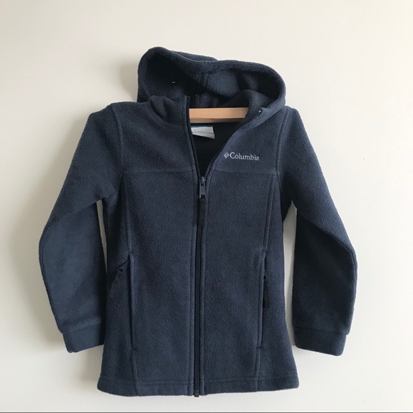 Columbia Kids Full Zip Hooded Fleece Jacket - Picture 2 of 6